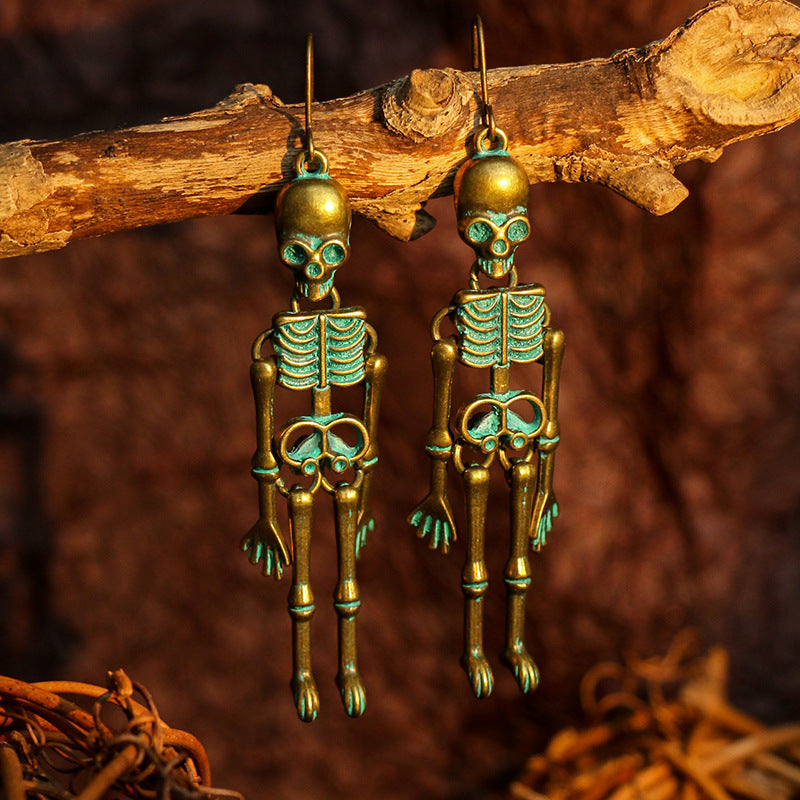 Skeleton Alloy Earrings - Teresa's Fashionista LLC