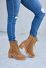 Forever Link Lace-Up Zipper Detail Block Heel Boots-Teresa's Fashionista LLC