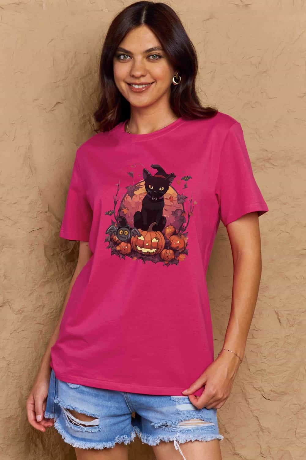 Simply Love Full Size Halloween Theme Graphic T-Shirt - Teresa's Fashionista LLC