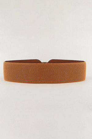 Elastic Wide PU Belt-Teresa's Fashionista LLC