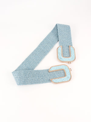 Wide Braid Belt-Teresa's Fashionista LLC