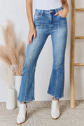 RISEN Full Size High Rise Ankle Flare Jeans - Teresa's Fashionista LLC