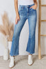 RISEN Full Size High Rise Ankle Flare Jeans - Teresa's Fashionista LLC
