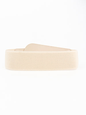 PU Elastic Wide Belt with Alloy Buckle-Teresa's Fashionista LLC