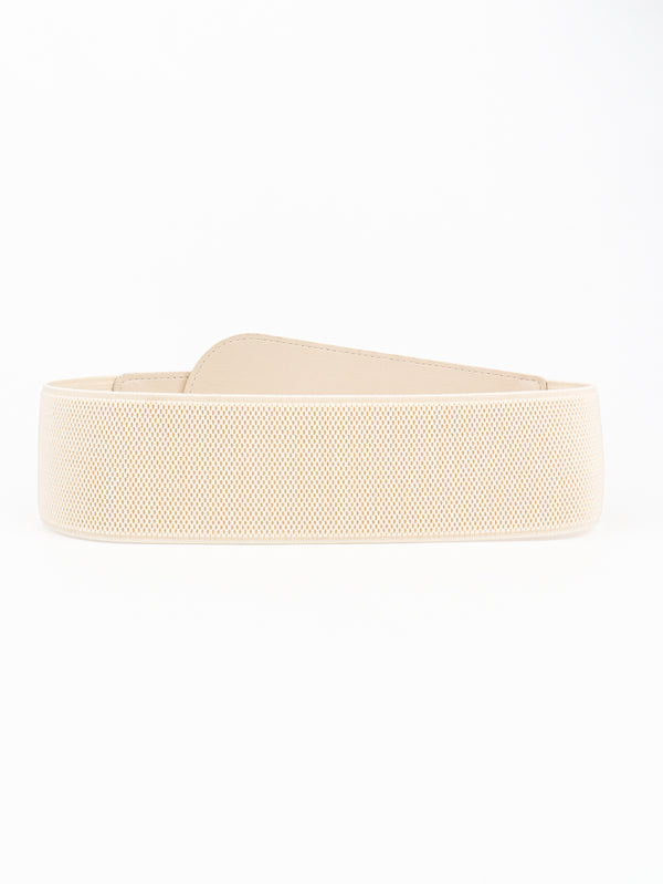 PU Elastic Wide Belt with Alloy Buckle-Teresa's Fashionista LLC