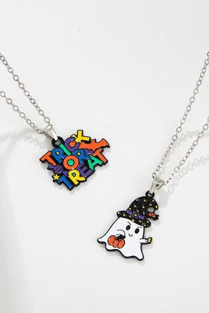 Two-Piece Halloween Theme Necklace Set - Teresa's Fashionista LLC