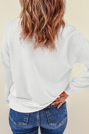 Pumpkin & Bow Graphic Long Sleeve Sweatshirt - Teresa's Fashionista LLC