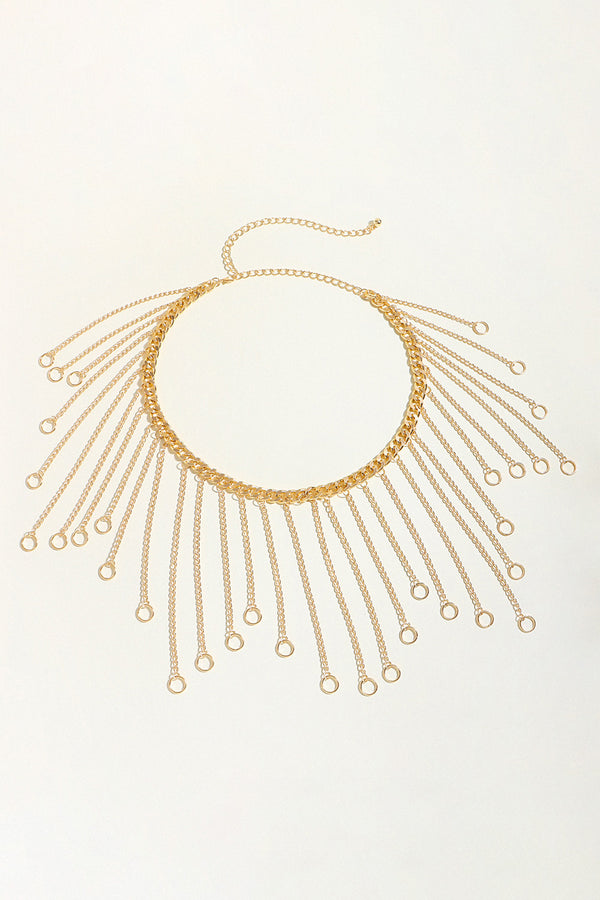 Fringe Chain Alloy Belt-Teresa's Fashionista LLC