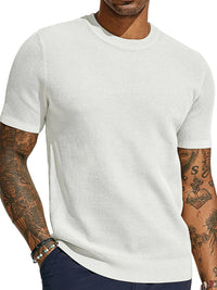 Men's Full Size Round Neck Short Sleeve T-Shirt Plus Size