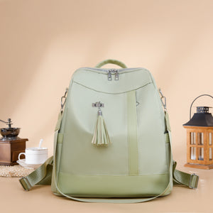 Tassel Oxford Cloth Backpack Bag-Teresa's Fashionista LLC