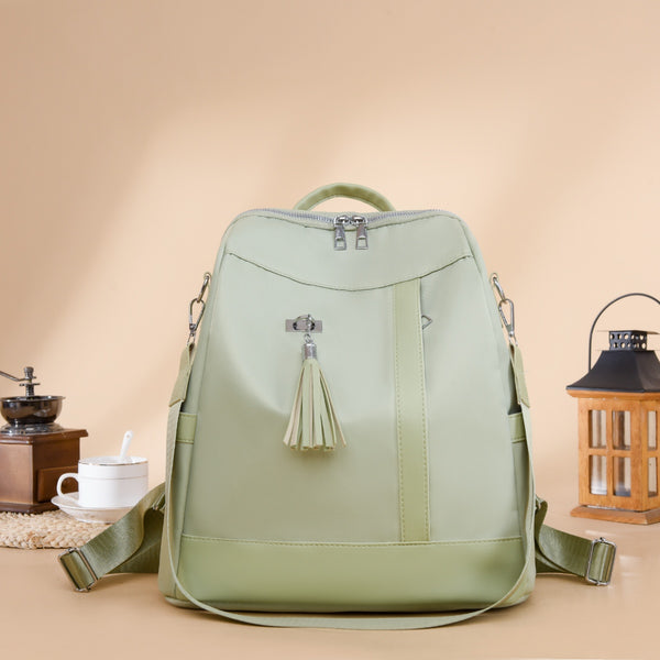 Tassel Oxford Cloth Backpack Bag-Teresa's Fashionista LLC