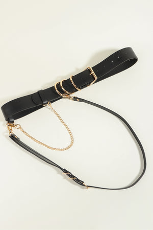 Punk PU Belt-Teresa's Fashionista LLC