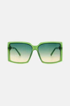 Polycarbonate Frame Square Sunglasses-Teresa's Fashionista LLC