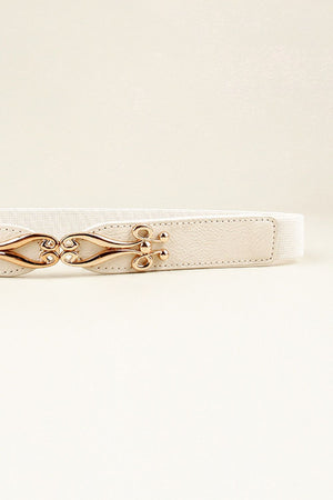 Alloy Buckle Elastic Belt-Teresa's Fashionista LLC