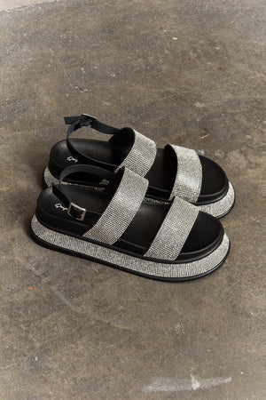 Qupid Shine On Platform Rhinestone Slingback Sandal-Teresa's Fashionista LLC