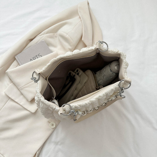 Cloud Puffy Polyester Tote Bag-Teresa's Fashionista LLC