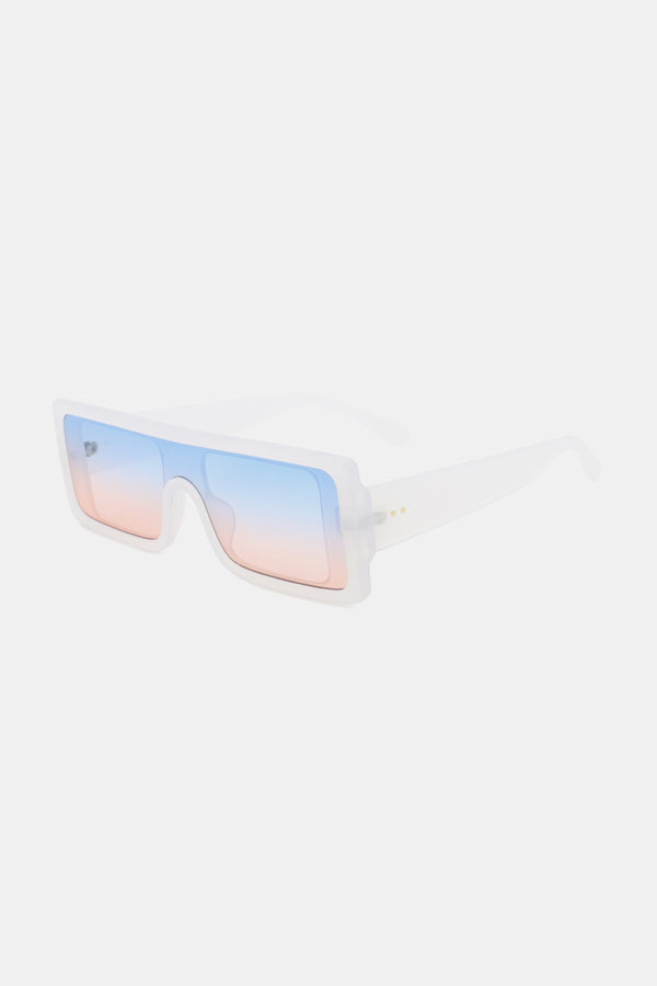 Polycarbonate Frame Rectangle Sunglasses-Teresa's Fashionista LLC
