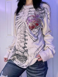 Skeleton Long Sleeve T-Shirt