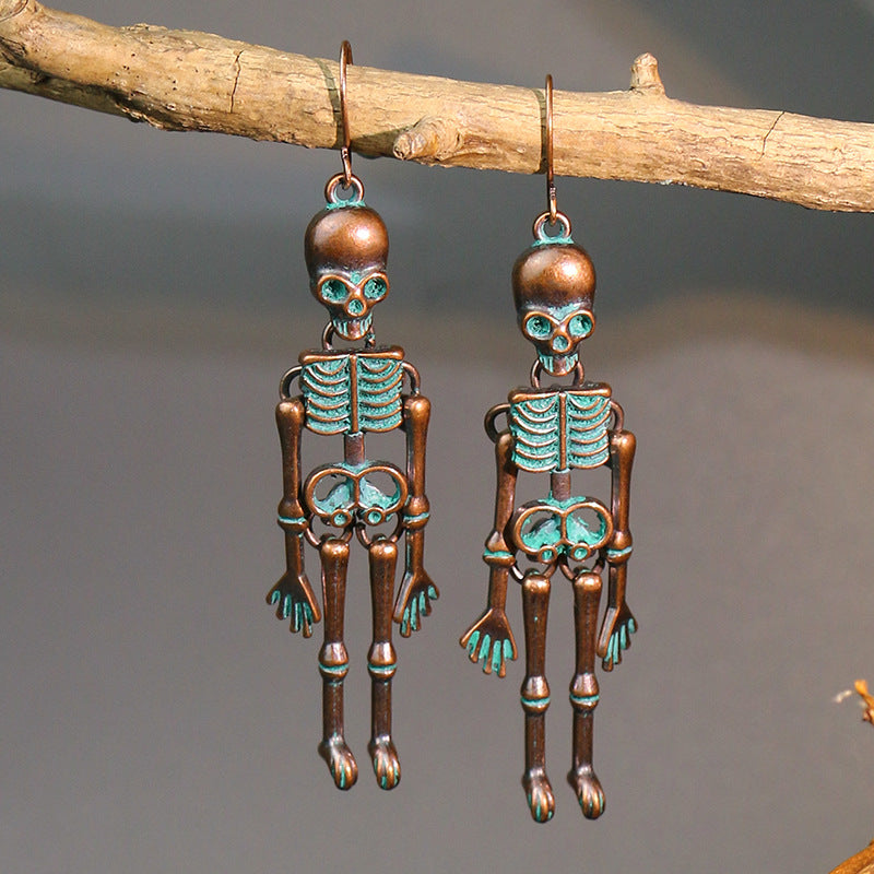 Skeleton Alloy Earrings - Teresa's Fashionista LLC