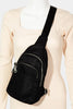 Fame Solid Color Nylon Sling Bag - Teresa's Fashionista LLC
