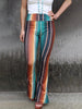 High Waist Striped Bootcut Pants-Teresa's Fashionista LLC