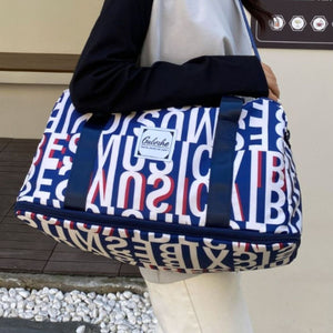 Oxford Cloth Printed Travel Bag-Teresa's Fashionista LLC