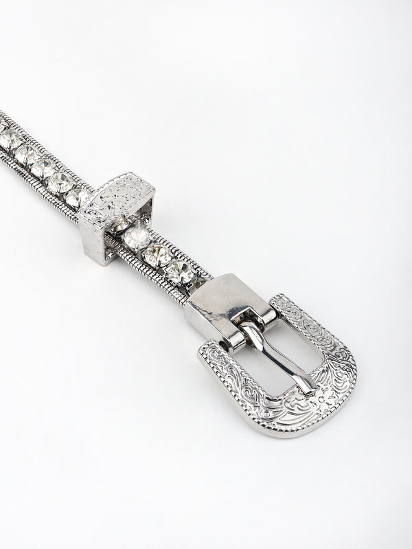 Rhinestone Metal Belt-Teresa's Fashionista LLC