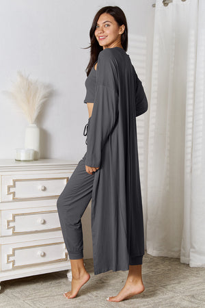 Tank, Pants, and Cardigan Set with Pockets-Teresa's Fashionista LLC