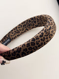Leopard Polyester Wide Headband - Teresa's Fashionista LLC