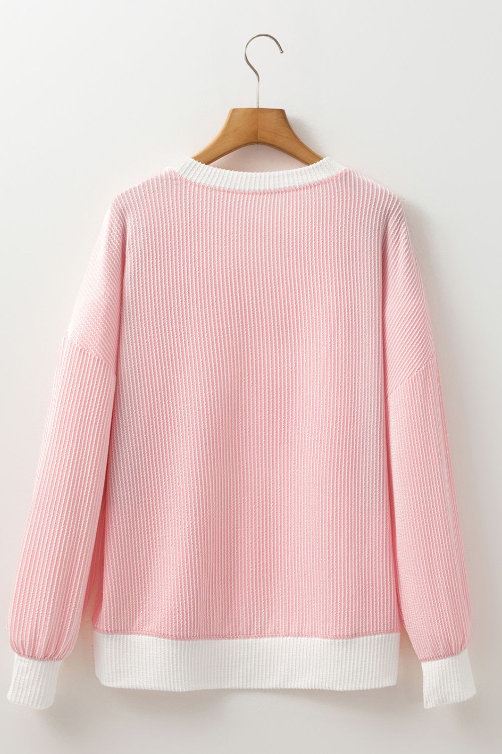 Valentine’s Day Sequin Heart Long Sleeve Sweatshirt - Teresa's Fashionista LLC