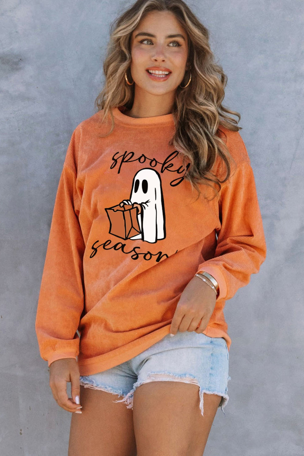 SPOOKY SEASON Graphic Sweatshirt - Teresa's Fashionista LLC