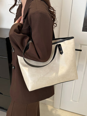PU Leather Medium Shoulder Bag-Teresa's Fashionista LLC