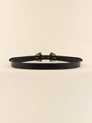 Double Buckle PU Leather Belt-Teresa's Fashionista LLC