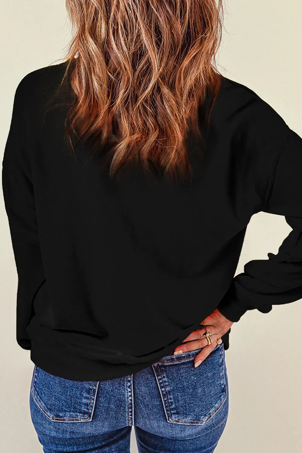 Pumpkin & Ghost Round Neck Long Sleeve Sweatshirt - Teresa's Fashionista LLC