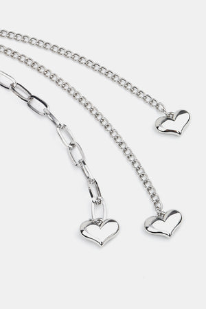 CCB Bead Heart Charm Belt-Teresa's Fashionista LLC