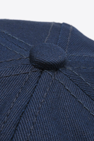 Plain Adjustable Cotton Baseball Cap-Teresa's Fashionista LLC