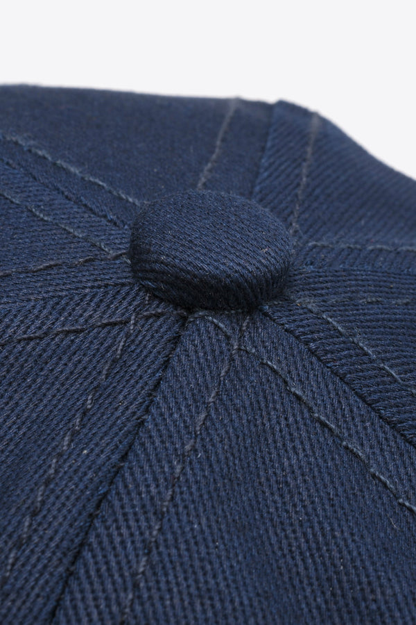 Plain Adjustable Cotton Baseball Cap-Teresa's Fashionista LLC