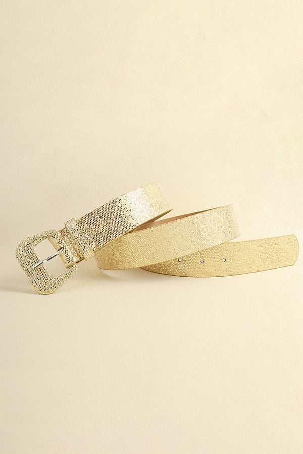 Glitter PU Leather Belt-Teresa's Fashionista LLC