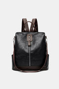 PU Leather Large Backpack Bag-Teresa's Fashionista LLC