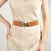 Alloy Buckle Elastic Belt-Teresa's Fashionista LLC