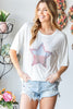 Heimish Full Size Star Patch Short Sleeve T-Shirt-Teresa's Fashionista LLC