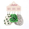Teardrop Shape Halloween Theme Dangle Earrings - Teresa's Fashionista LLC