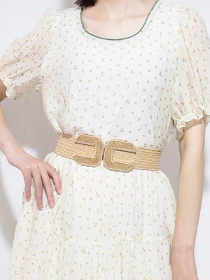 Wide Braid Belt-Teresa's Fashionista LLC