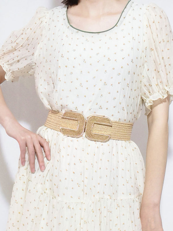 Wide Braid Belt-Teresa's Fashionista LLC