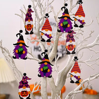 Halloween Gnome Hanging Ornaments Set