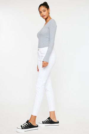 Kancan Mid Rise Ankle Skinny Jeans - Teresa's Fashionista LLC