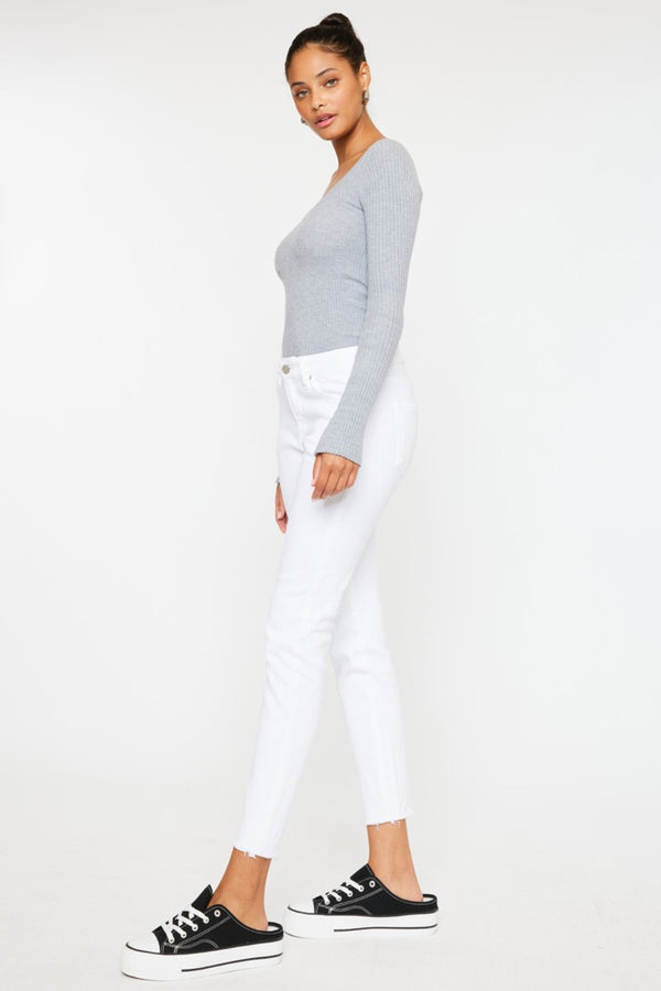 Kancan Mid Rise Ankle Skinny Jeans - Teresa's Fashionista LLC