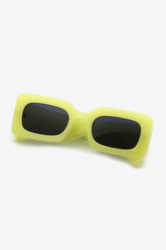 Polycarbonate Frame Rectangle Sunglasses-Teresa's Fashionista LLC