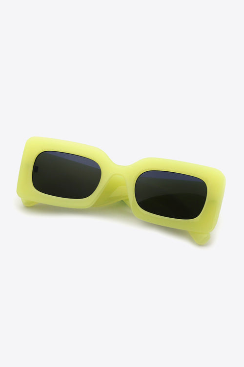 Polycarbonate Frame Rectangle Sunglasses-Teresa's Fashionista LLC