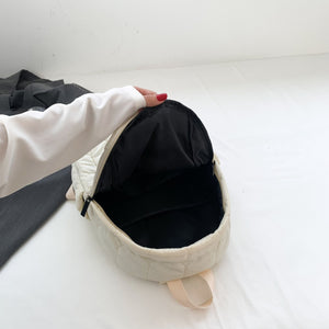 Quilted Polyester Backpack Bag-Teresa's Fashionista LLC